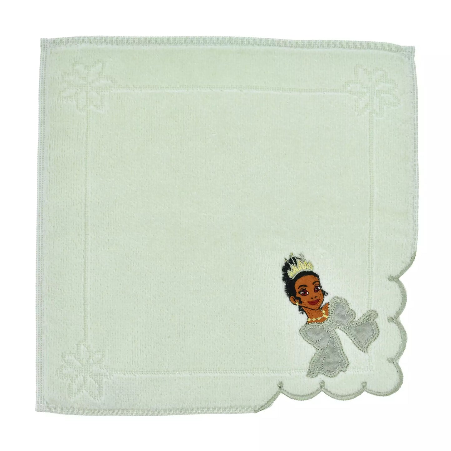Tiana Mini Towel Ribbon Scallop Disney Princess - Disney Store Japan