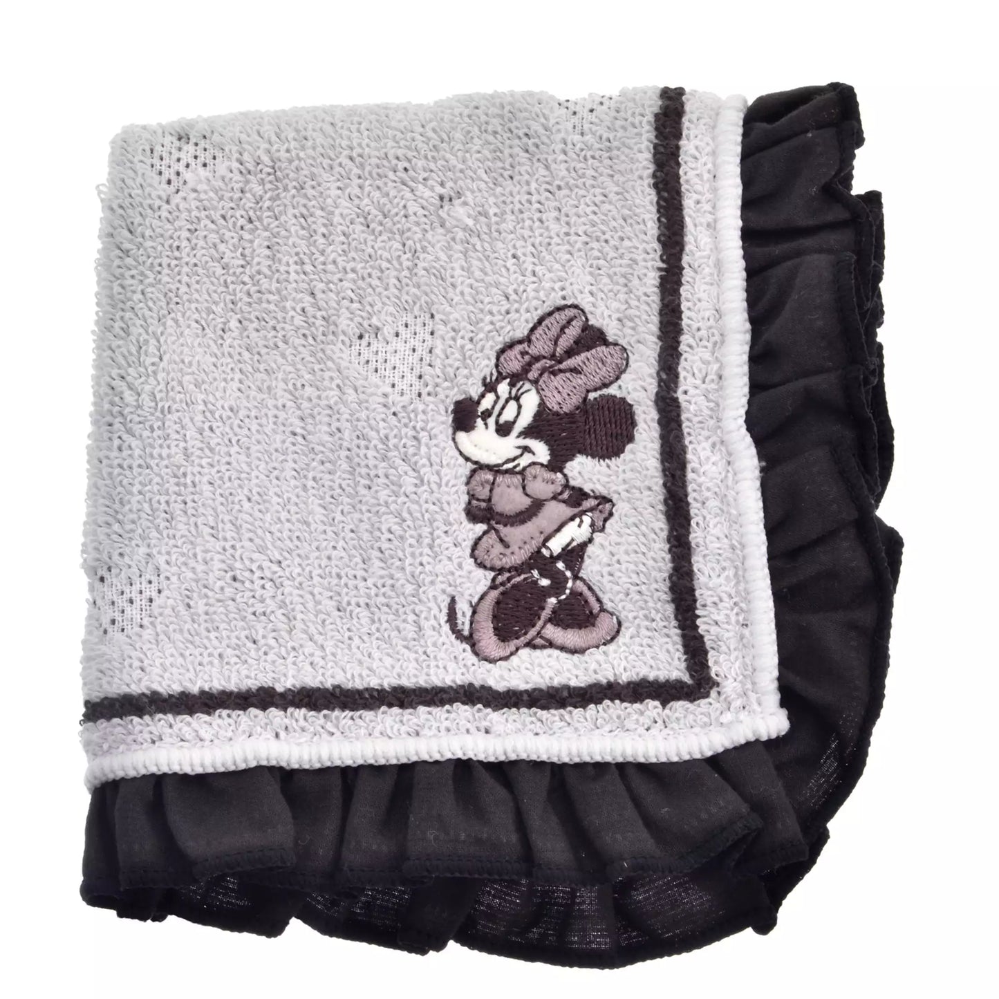 Minnie Mini Towel Frill Heart - Disney Store Japan
