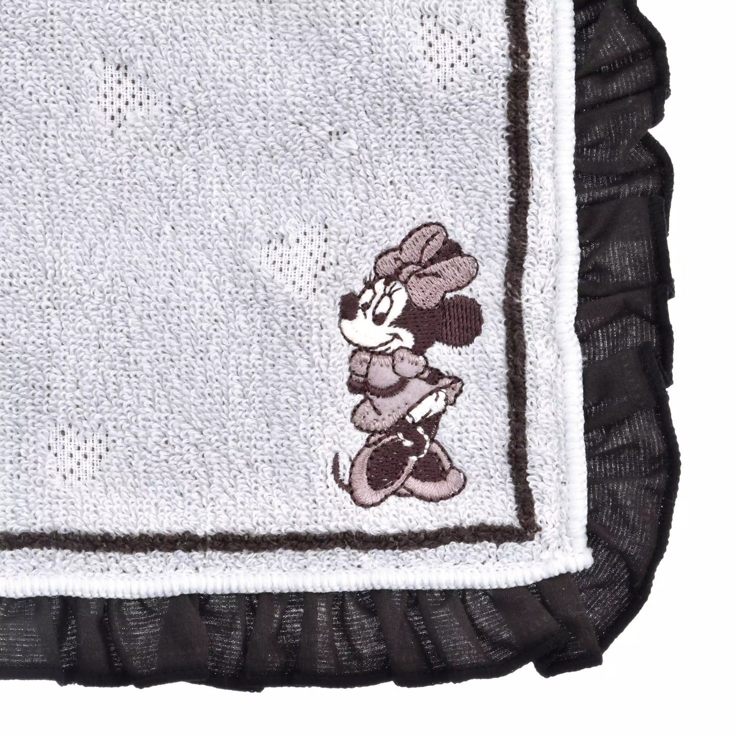 Minnie Mini Towel Frill Heart - Disney Store Japan