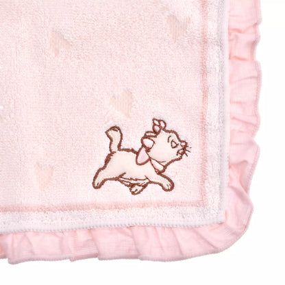 Marie The Fashionable Cat Mini Towel Frill Heart - Disney Store Japan