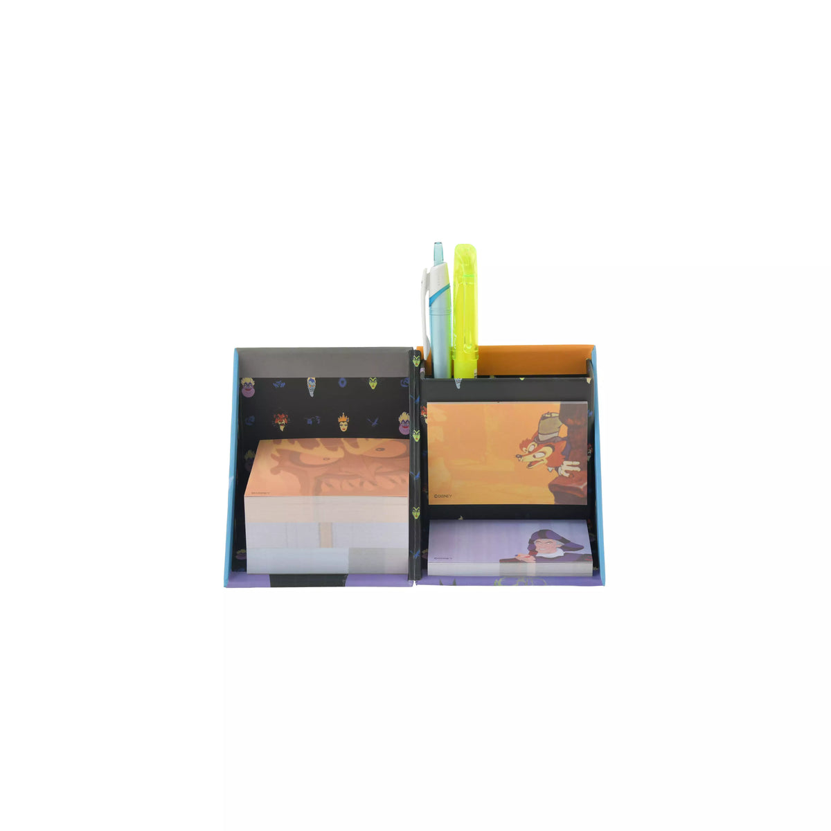 Disney Villains Sticky Note & Memo Pad With Pen Stand 4550586082601