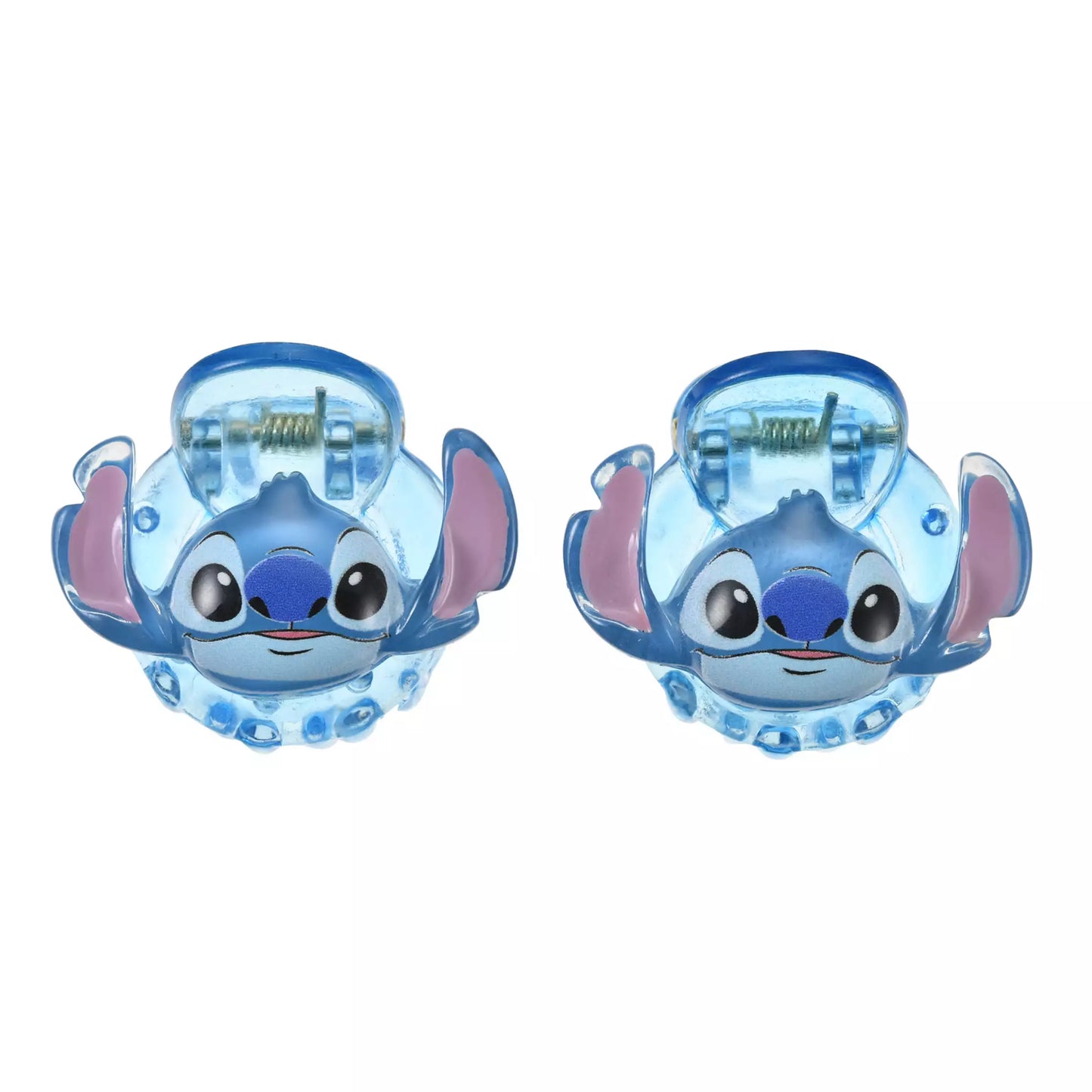 Stitch Hair Clip Mini Set Clear Face Hair Zakka - Disney Store Japan