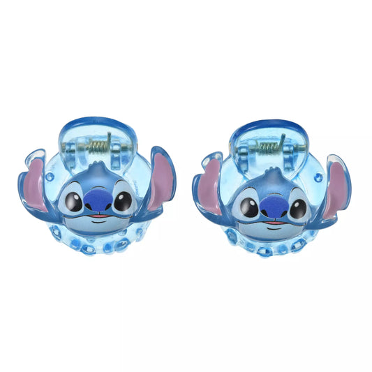 Stitch Hair Clip Mini Set Clear Face Hair Zakka - Disney Store Japan