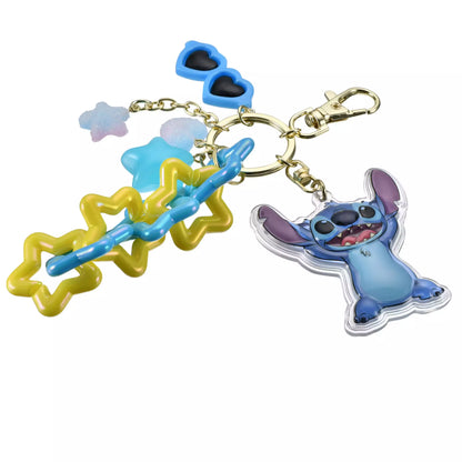 Stitch Key Holder Key Chain Jingling Sunglasses Key Chain - Disney Store Japan