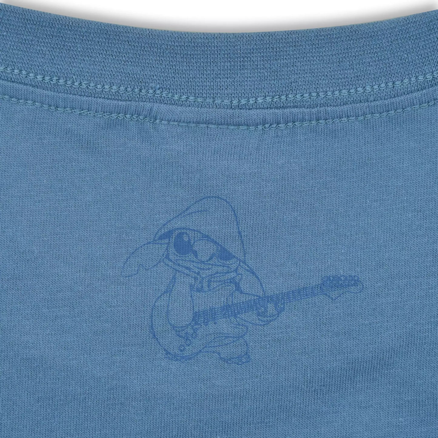 Stitch short sleeve T-shirt Blue T-SHIRT FES - Disney Store Japan