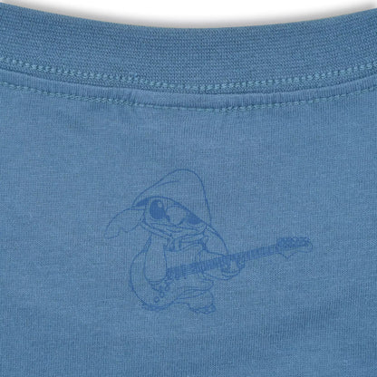 Stitch short sleeve T-shirt Blue T-SHIRT FES - Disney Store Japan