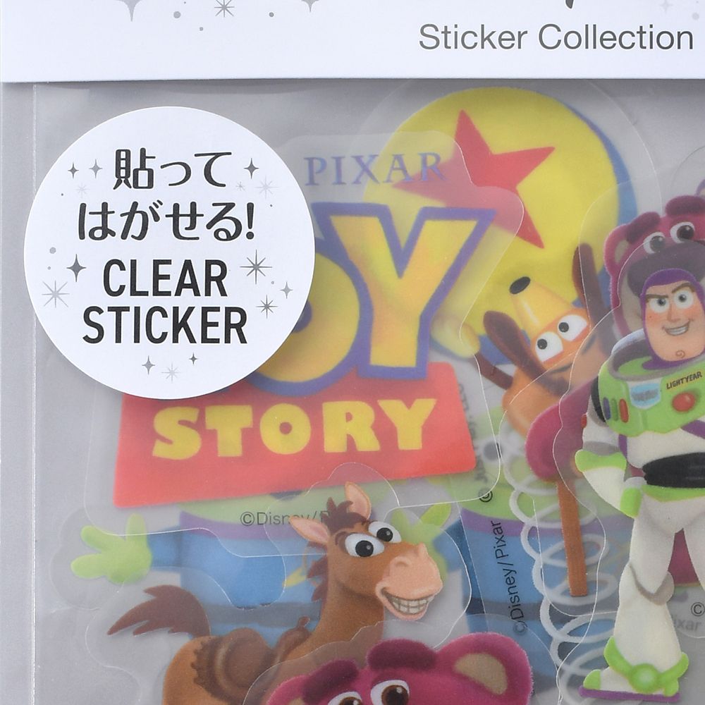 Disney Toy Story Clear Die-Cut Reusable Sticker Collection