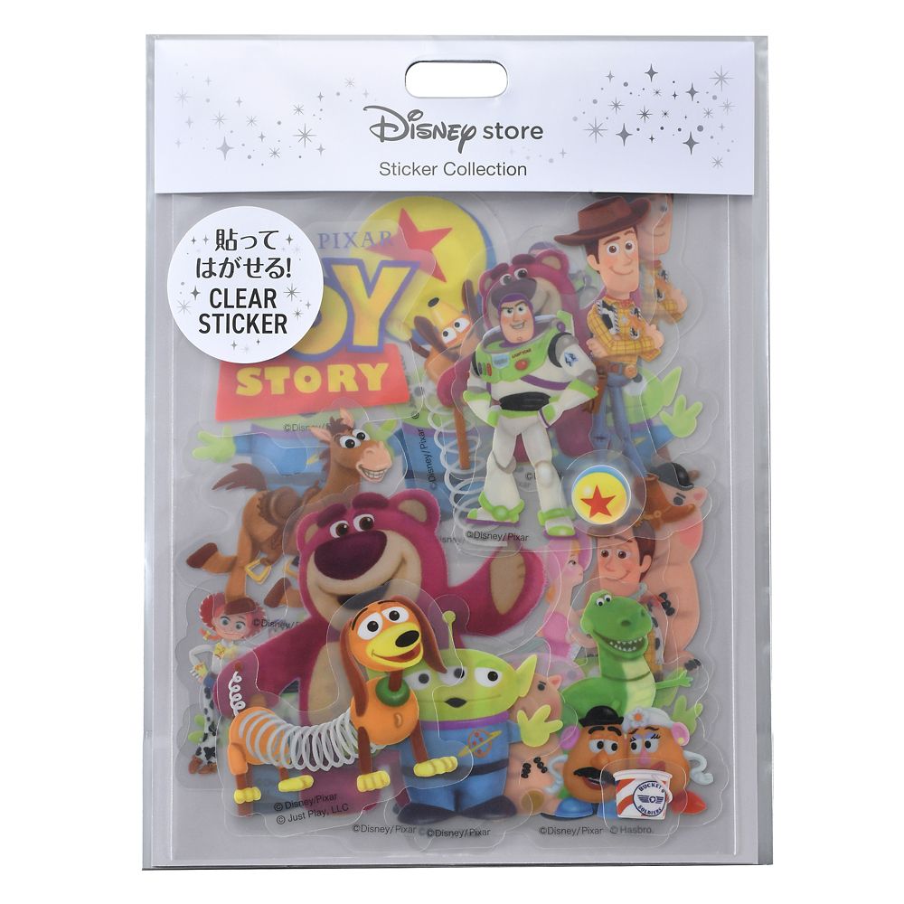 Disney Toy Story Clear Die-Cut Reusable Sticker Collection