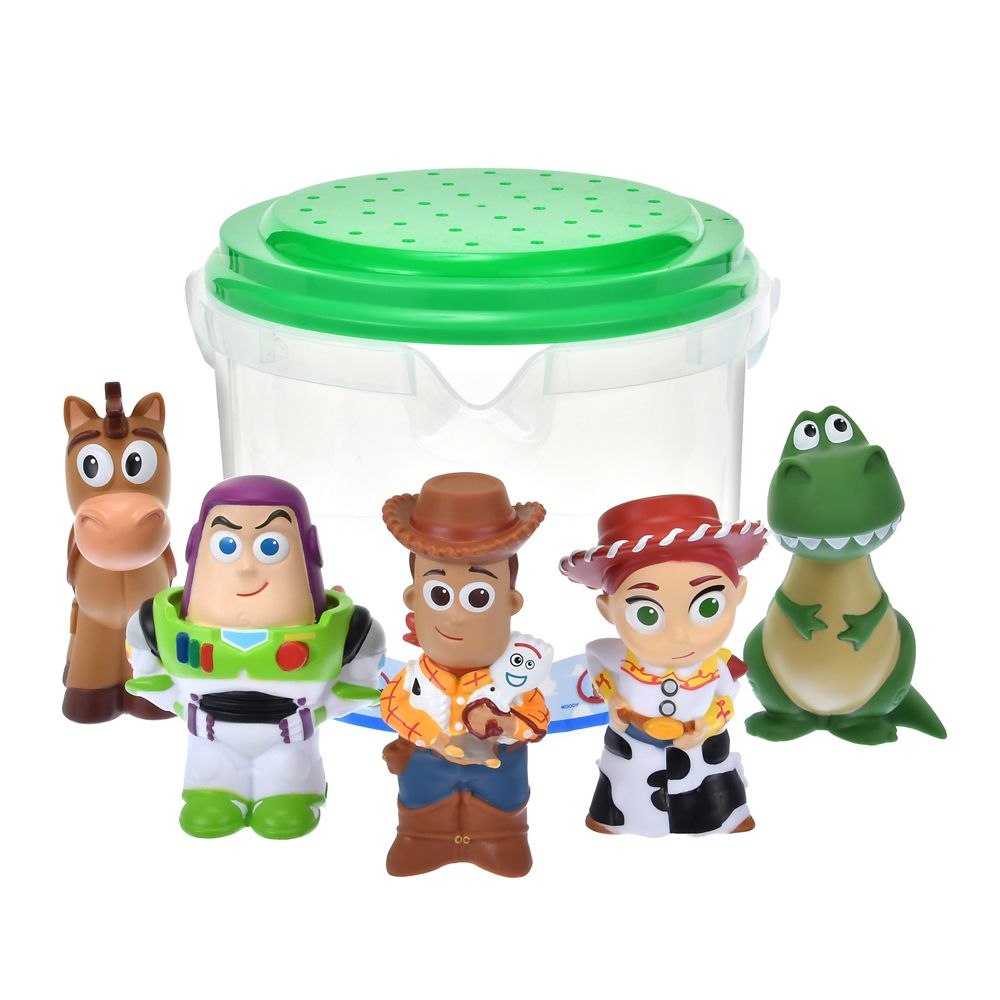 Disney Toy Story Bath Figure Set with Bucket Case