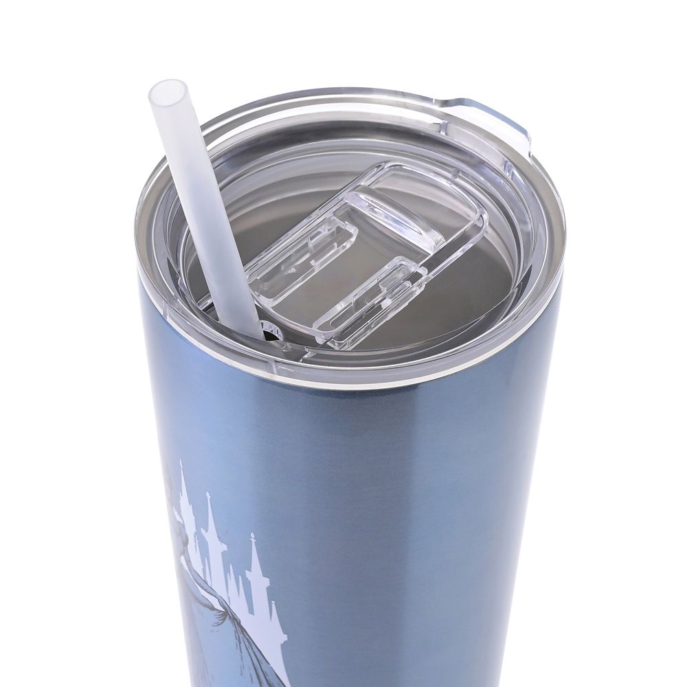 Cinderella Stainless Steel Tumbler with Straw Princess Dream Drinkware