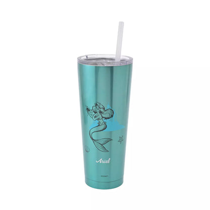 Disney Ariel Stainless Steel Tumbler with Straw 750ml