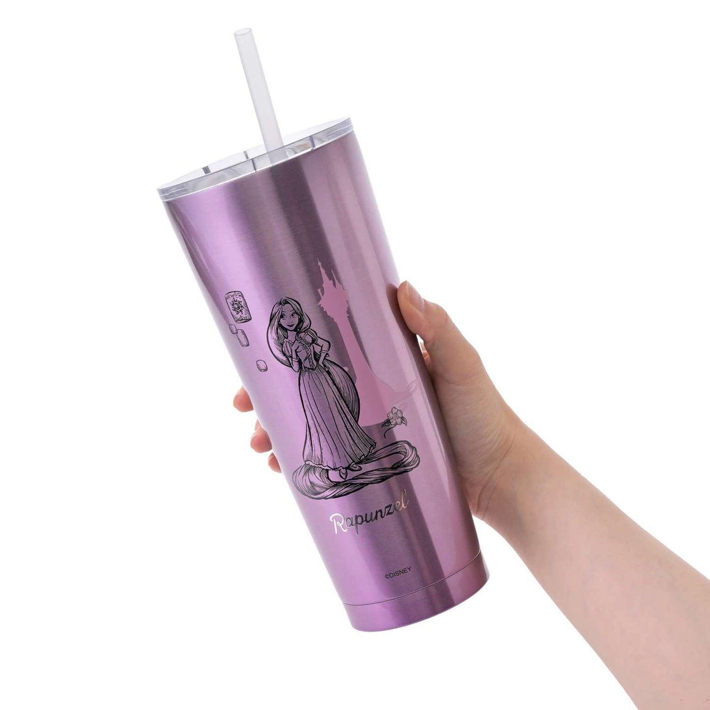 Rapunzel Stainless Steel Tumbler with Straw Princess Dream 750ml