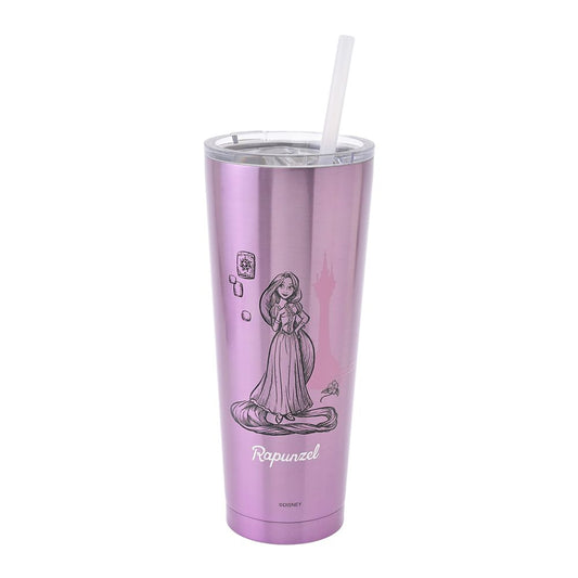 Rapunzel Stainless Steel Tumbler with Straw Princess Dream 750ml
