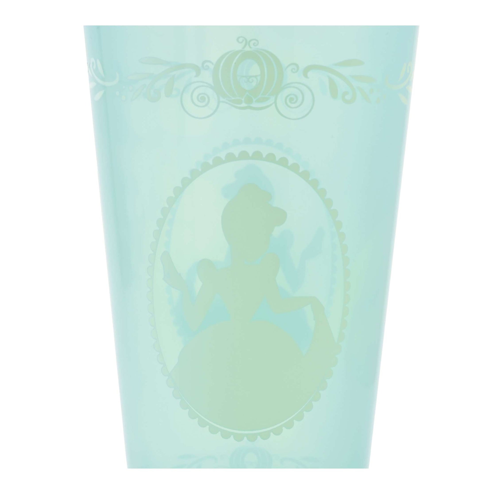Cinderella Color Changing Tumbler with Straw Cap Princess Silhouette