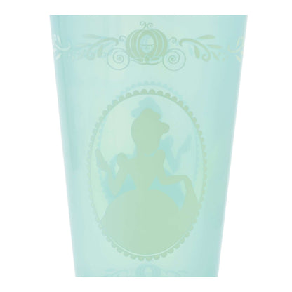 Cinderella Color Changing Tumbler with Straw Cap Princess Silhouette