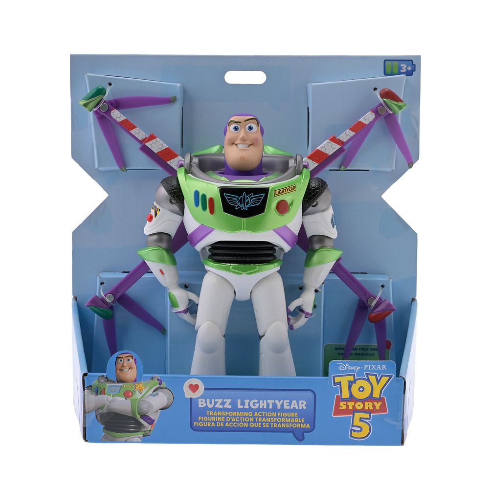 High-Tech Buzz Lightyear Transforming Action Figure Toy Story 5