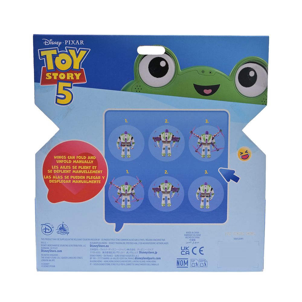 High-Tech Buzz Lightyear Transforming Action Figure Toy Story 5