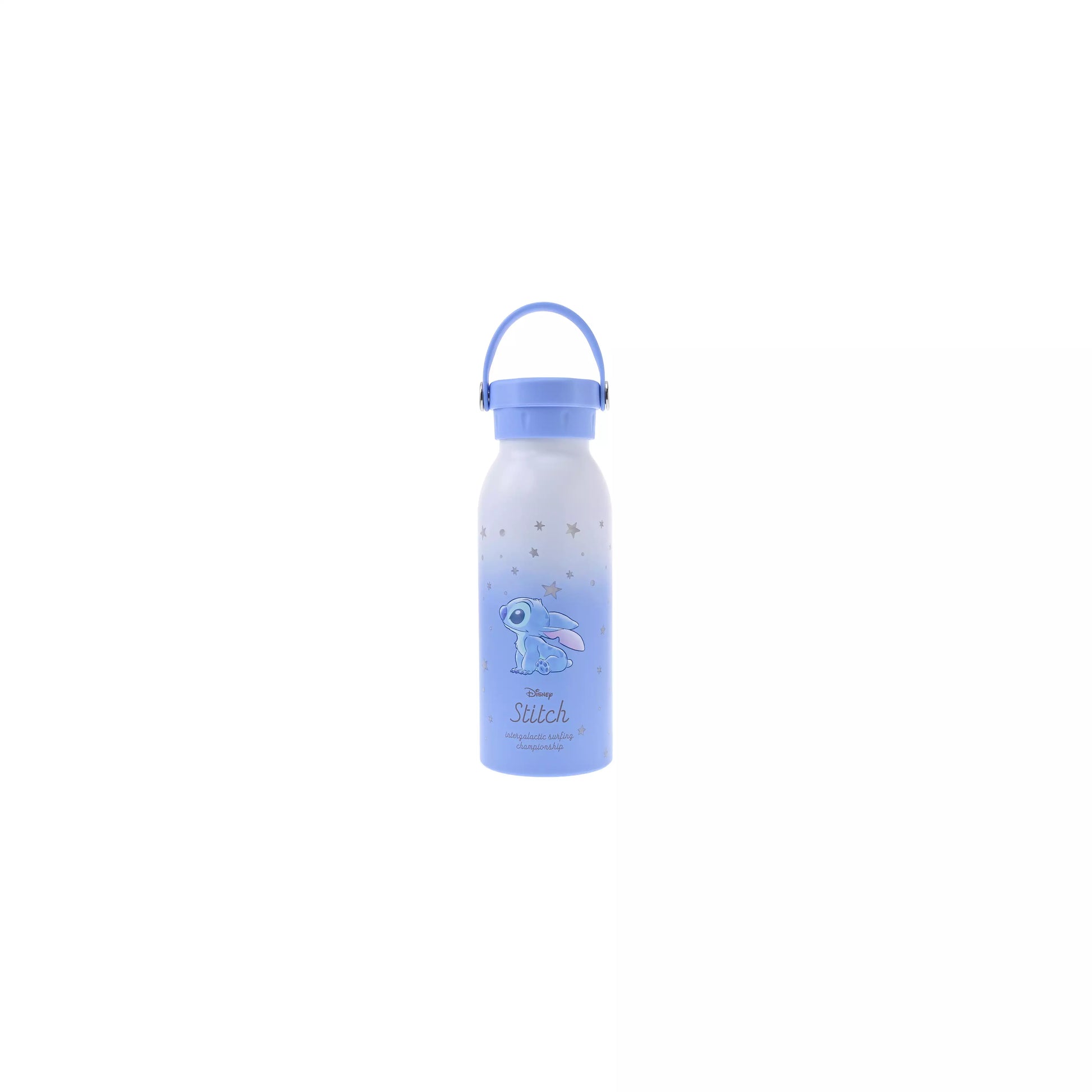 Stitch Stainless Steel Water Bottle with Handle Blue