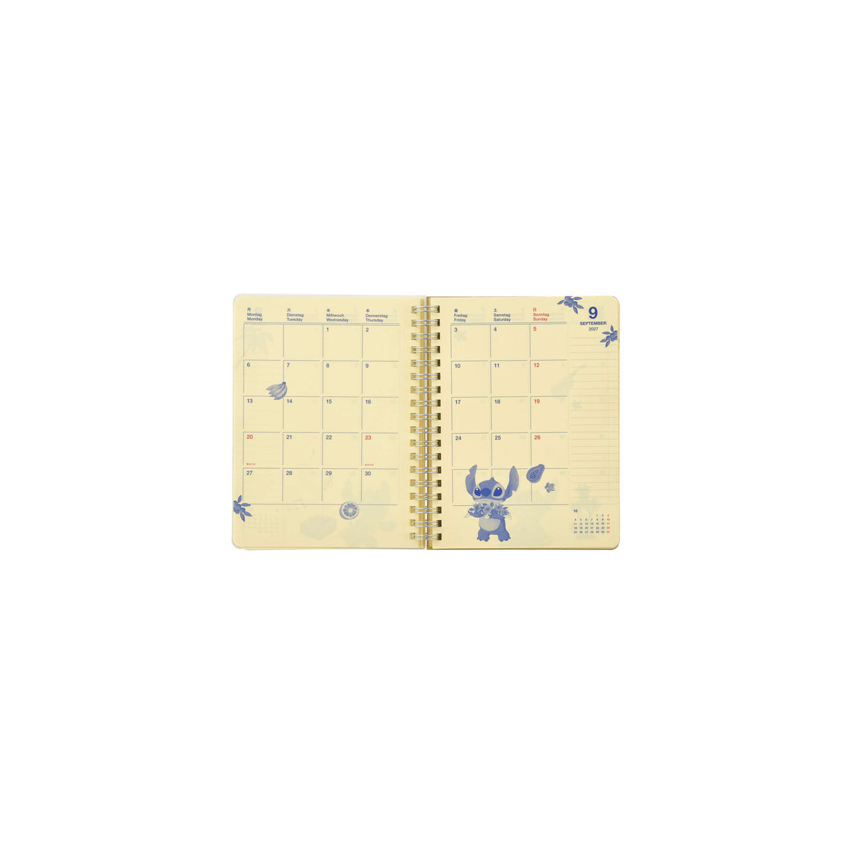 Disney Delfonics Lilo Stitch & Scrump Rollbahn Diary L Planner 2027 4550586328501