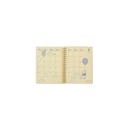 Delfonics Pooh & Friends Rollbahn Diary L 4550586328532