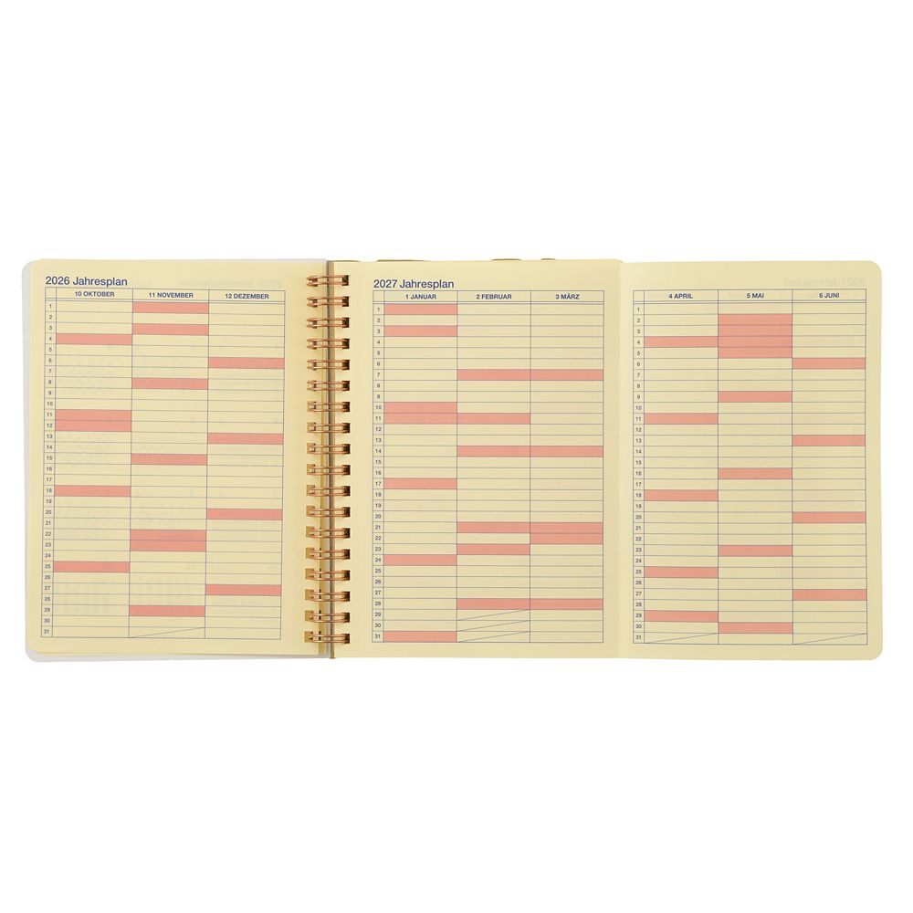 Disney Minnie & Friends Rollbahn Diary L Organizer 2027 4550586328556