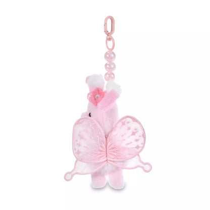 Piglet Plush Key Holder Keychain FAIRY POOH Butterfly Fairy Design