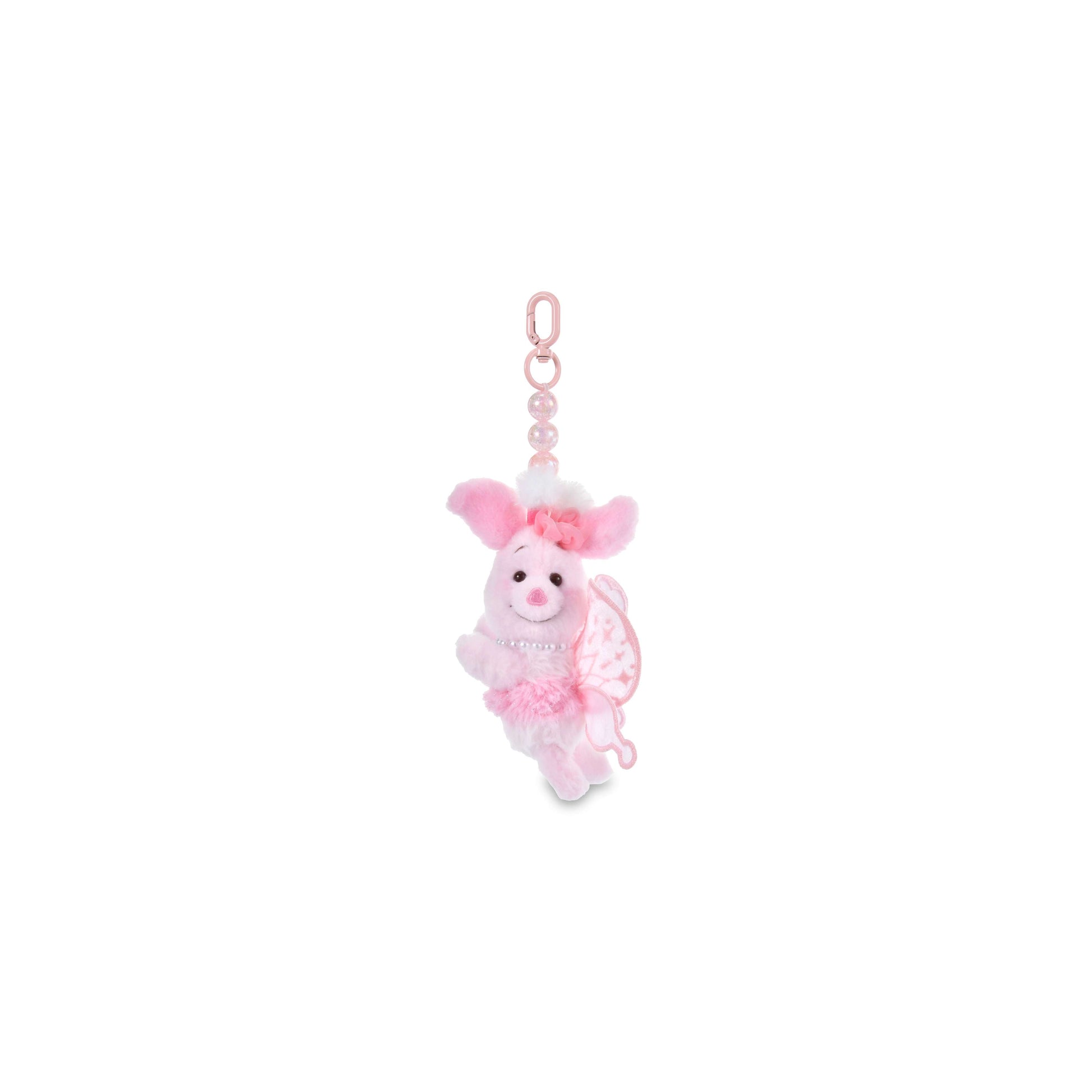 Piglet Plush Key Holder Keychain FAIRY POOH Butterfly Fairy Design