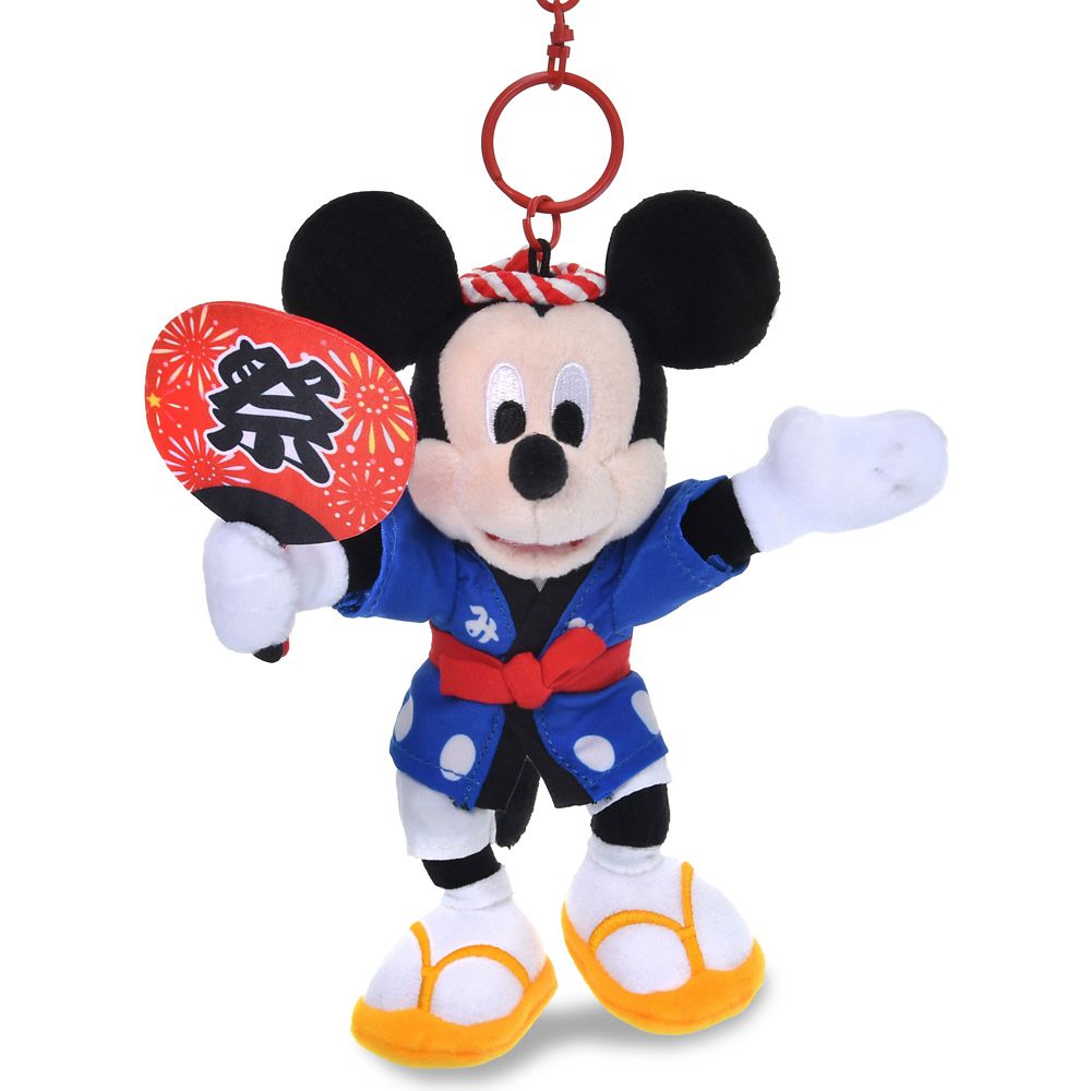 Disney Mickey Mouse Plush Keychain Matsuri Style 11-inch