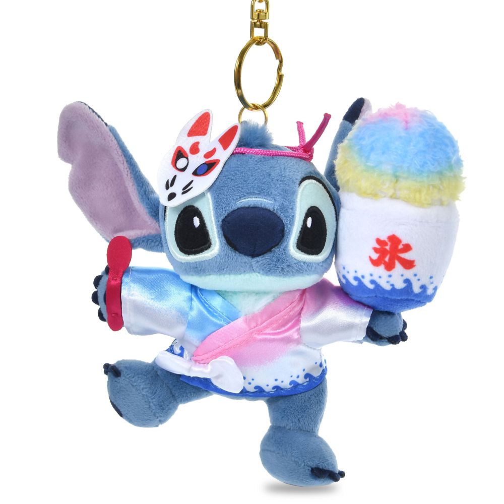 Disney Stitch Plush Keychain Matsuri Style Festival Character Accessory