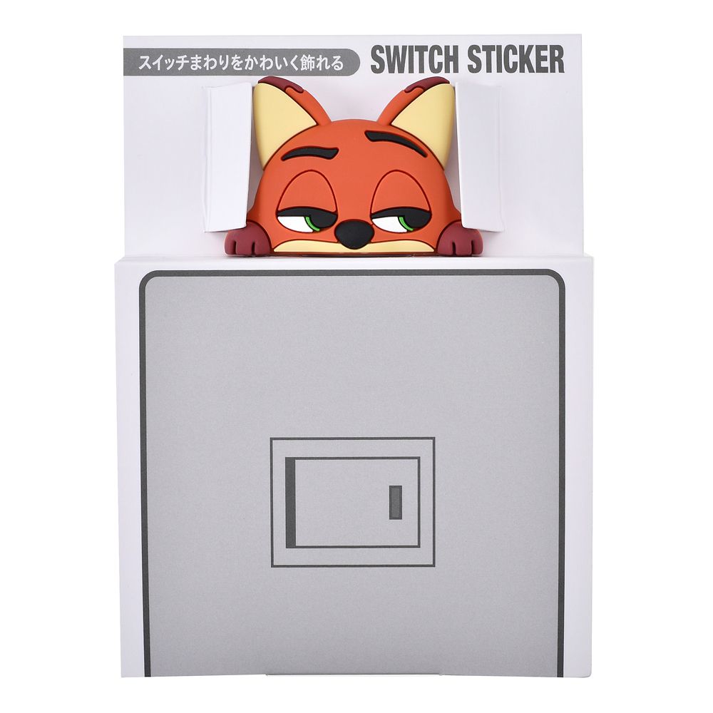 Disney Nick Wilde Light Switch Sticker 4550586335837