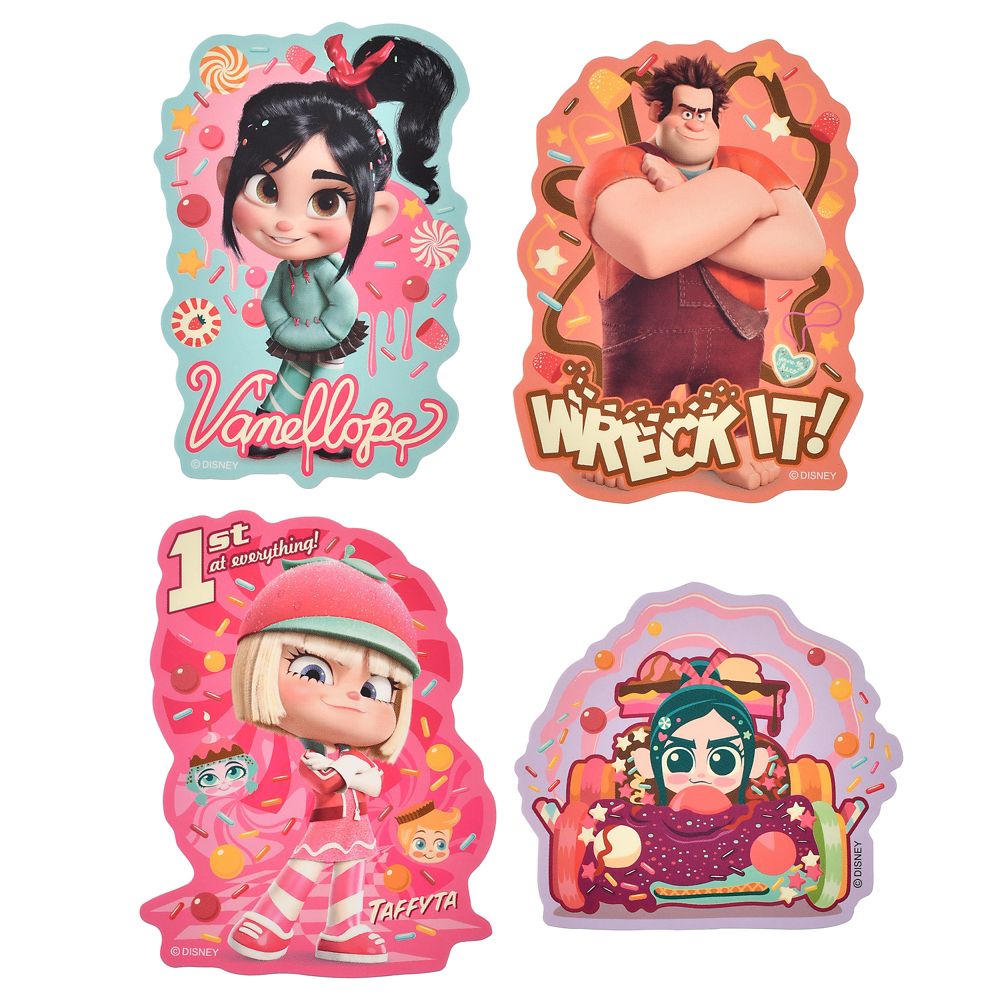 Disney Wreck-It Ralph Sugar Rush Die-Cut Stickers 4550586338111
