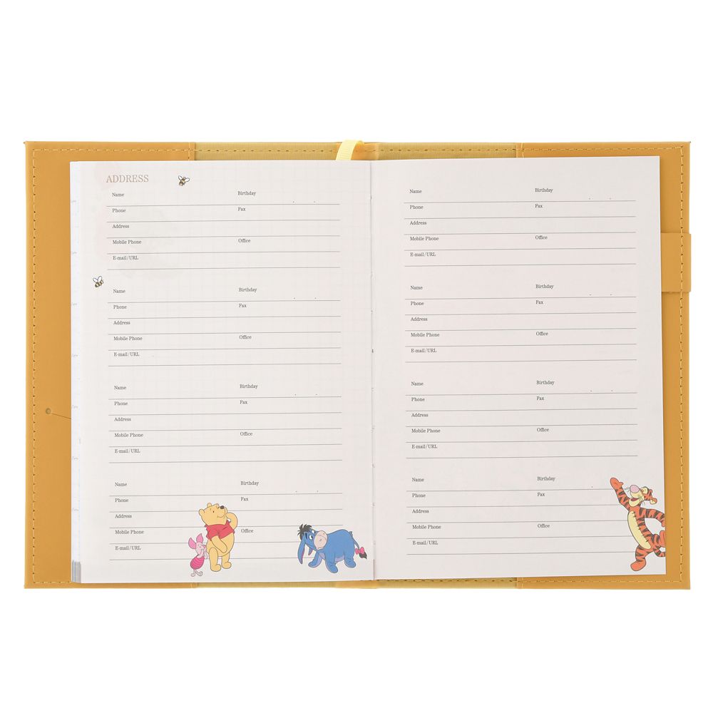 Disney Pooh & Friends Embossed B6 Planner & Organizer 2027 4550586355675