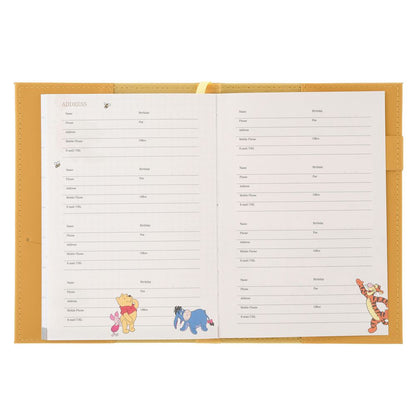 Disney Pooh & Friends Embossed B6 Planner & Organizer 2027 4550586355675