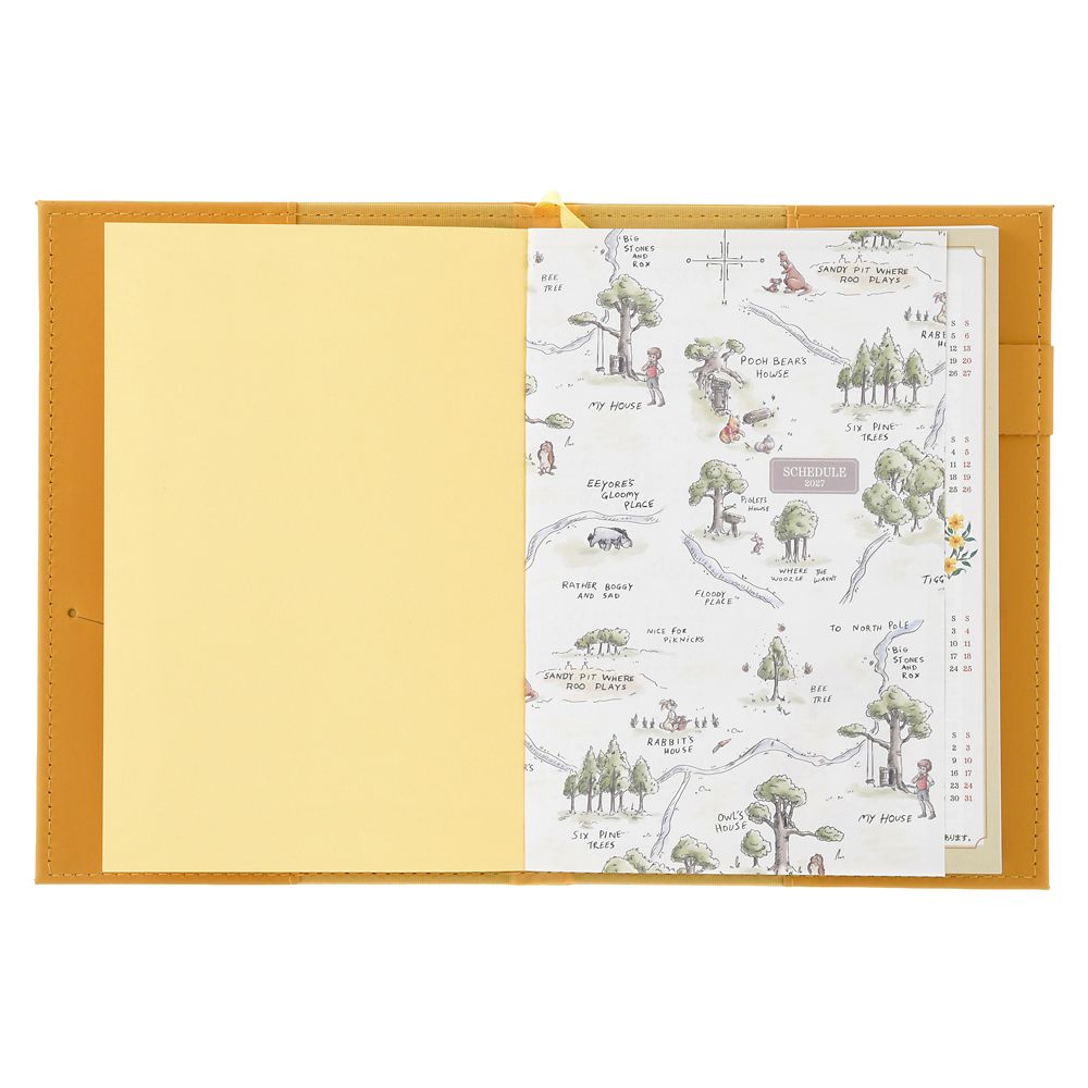Disney Pooh & Friends Embossed B6 Planner & Organizer 2027 4550586355675
