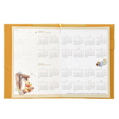 Disney Pooh & Friends Embossed B6 Planner & Organizer 2027 4550586355675