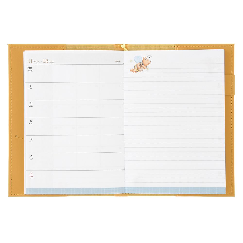 Disney Pooh & Friends Embossed B6 Planner & Organizer 2027 4550586355675