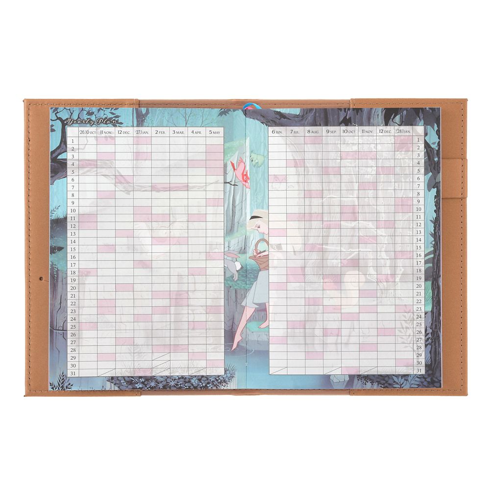 Disney Sleeping Beauty Storybook Embossed B6 Planner 4550586355699