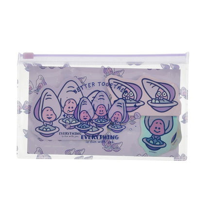 Disney Young Oysters & Grandma Oyster Memo & Sticker Set 4550586355729