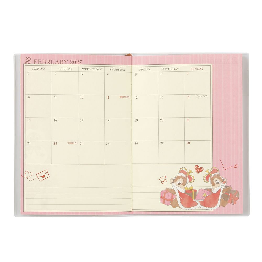 Disney Chip 'n Dale B6 Planner & Organizer 2027 4550586357945