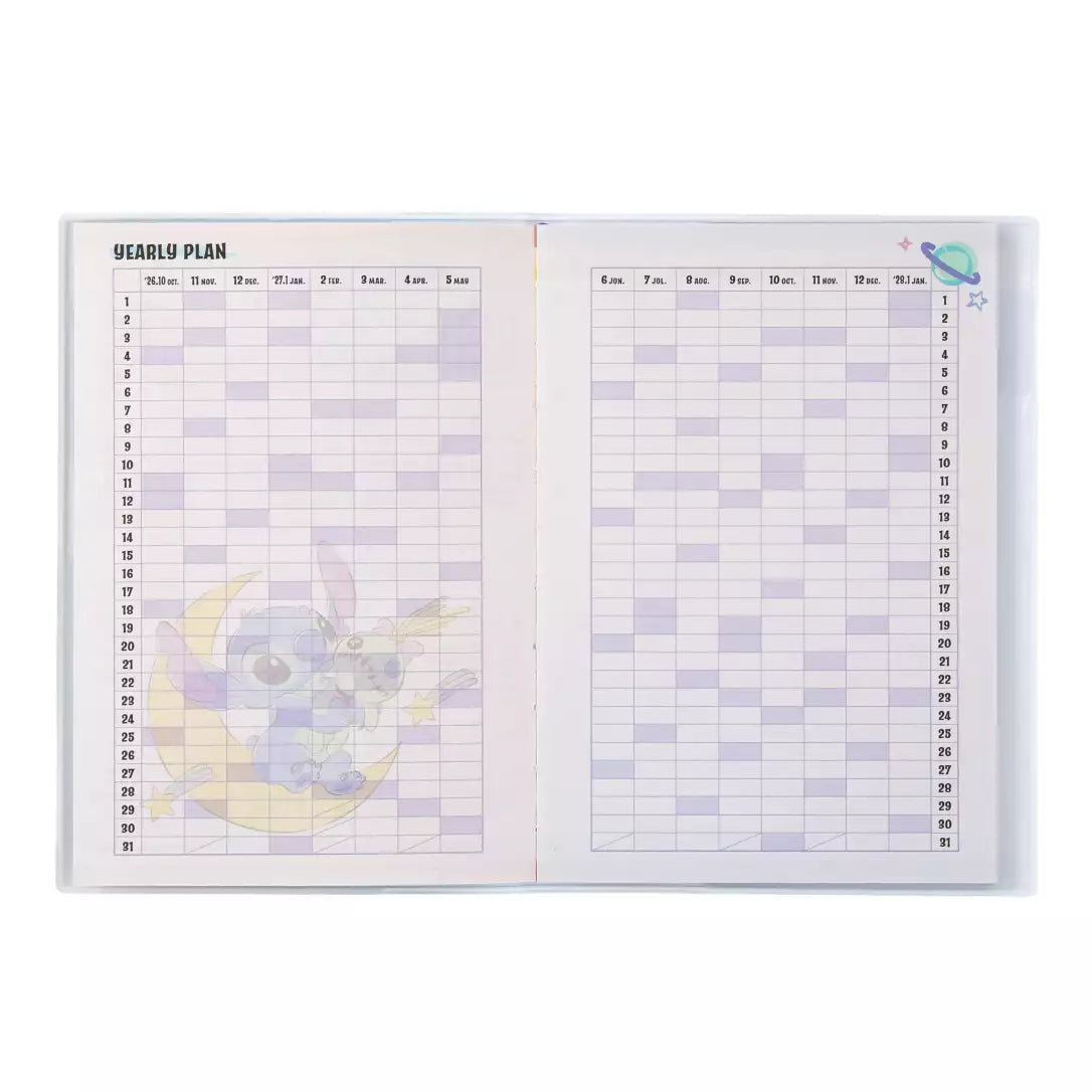 Disney Stitch & Scrump B6 Planner & Organizer 2027 4550586357952