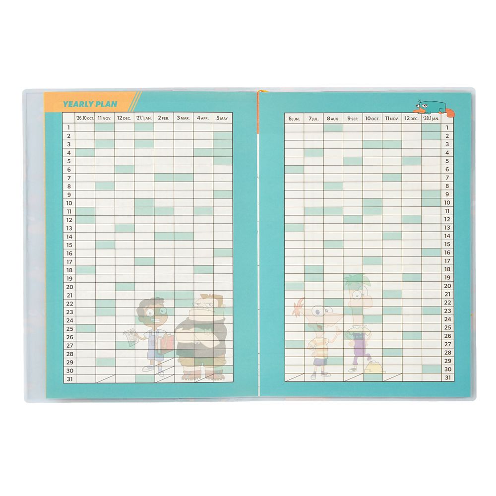 Disney Phineas and Ferb B6 Calendar & Organizer 2027 4550586357976