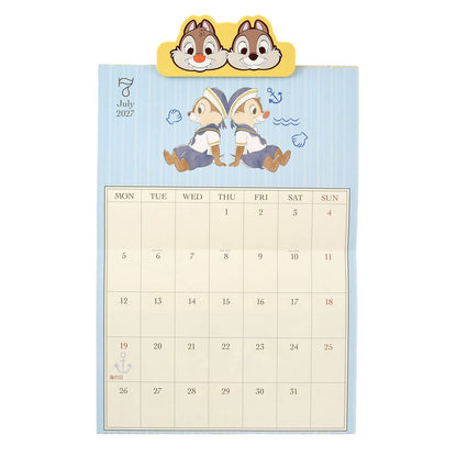Disney Chip 'n Dale Wall Calendar with Clip 4550586357983