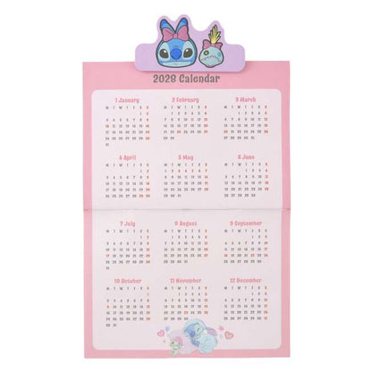 Disney Stitch & Scrump Wall Calendar With Clip 4550586357990
