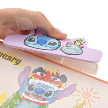 Disney Stitch & Scrump Wall Calendar With Clip 4550586357990
