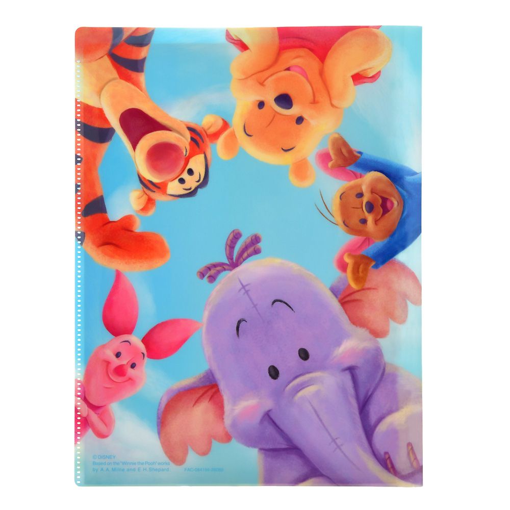 Disney Roo & Lumpy 2-Pocket Clear File Folder 4550586358034