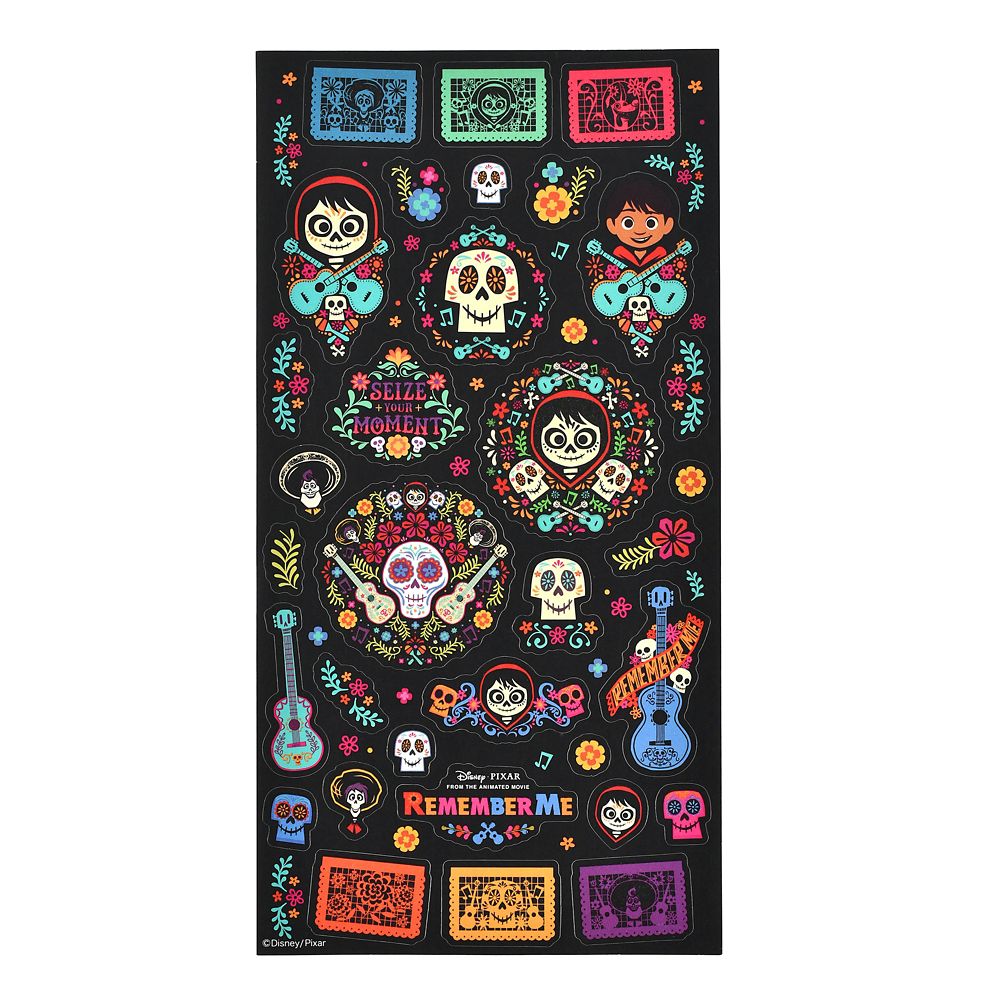Disney Coco Die-Cut Glow-in-the-Dark Stickers 4550586358249