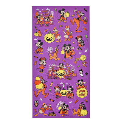 Disney Mickey & Friends Glow-in-the-Dark Die-Cut Halloween Stickers 4550586358256