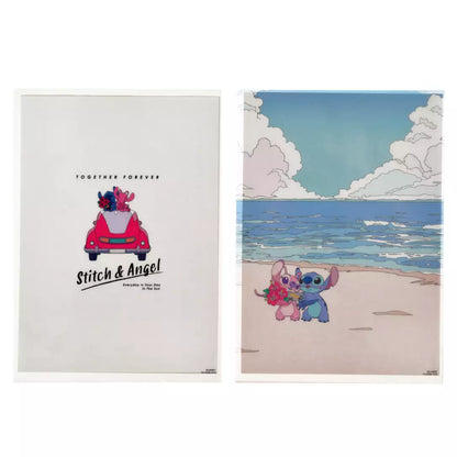 Disney Stitch & Angel Hologram Clear File Folder 4550586359284
