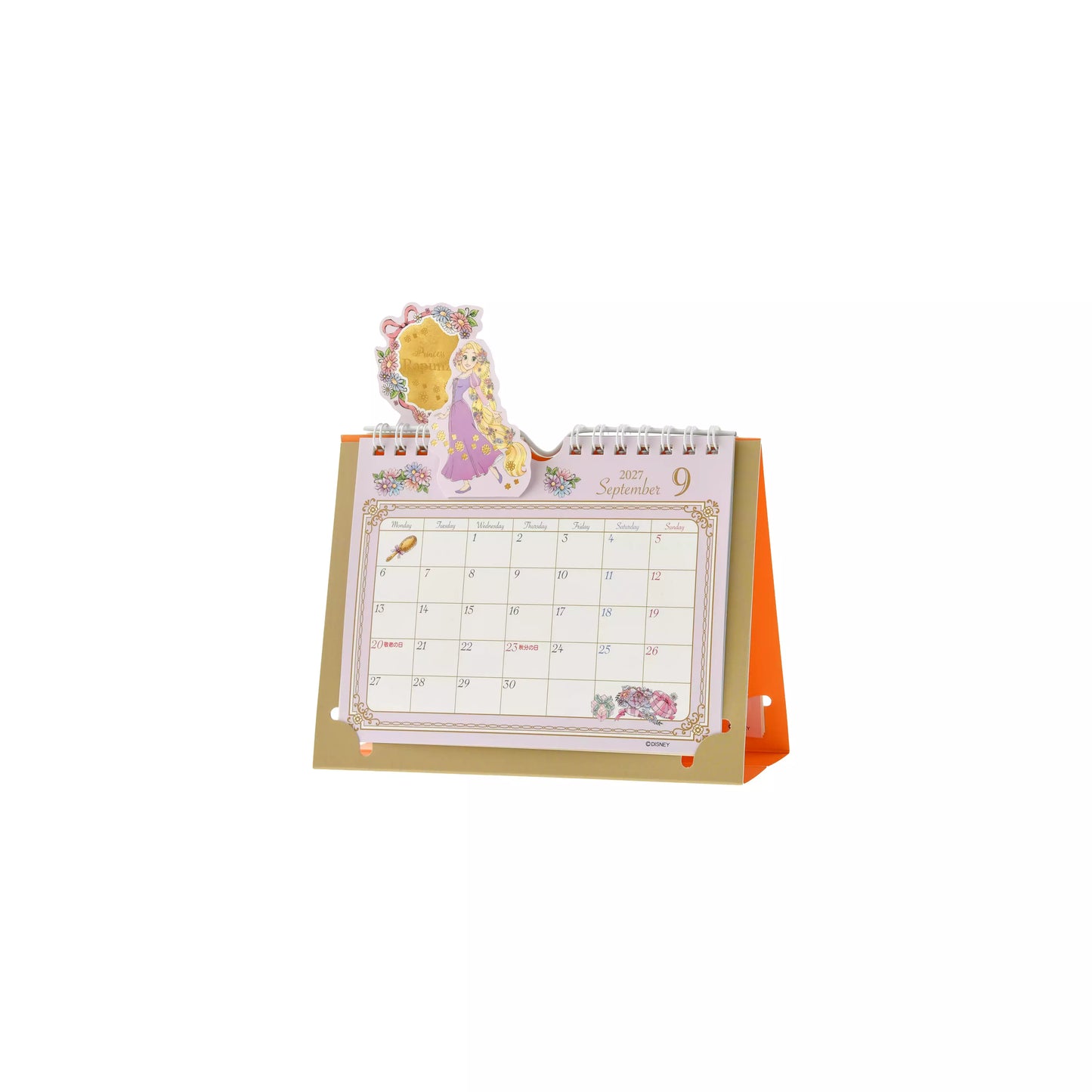 Disney Princess Metallic Pop-Up Desk Calendar 4550586359970