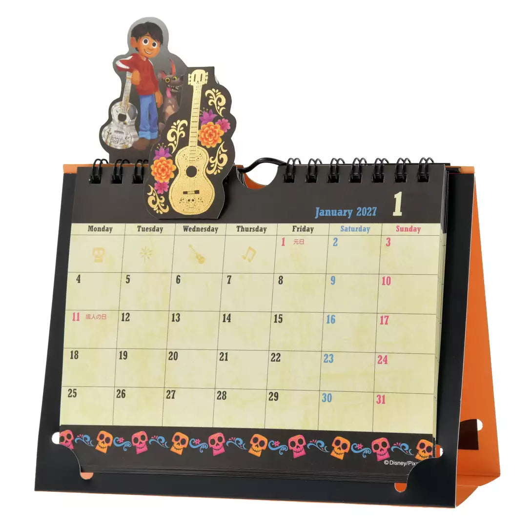 Disney Coco Metallic Pop-Up Desk Calendar & Organizer 2027 4550586359987
